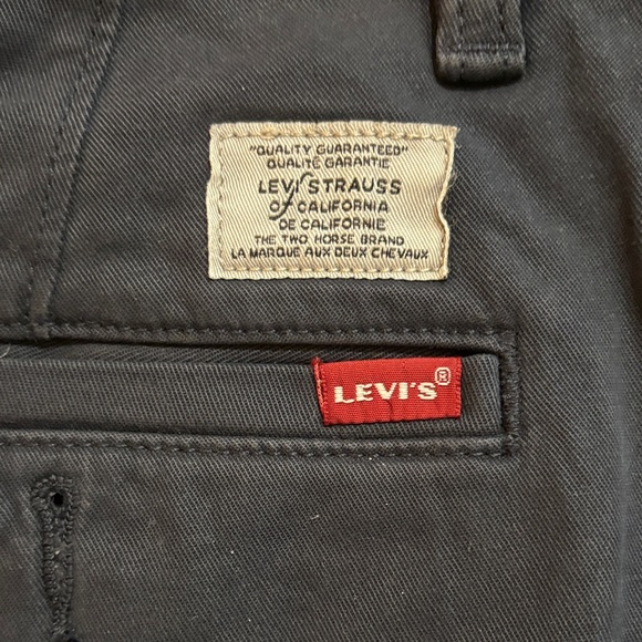 Levi's Standard Taper Men's Dark Blue Chinos 33x30 - Picture 2 of 6